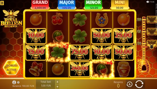 Royal Beellion Bonus Game – Free Spins Features