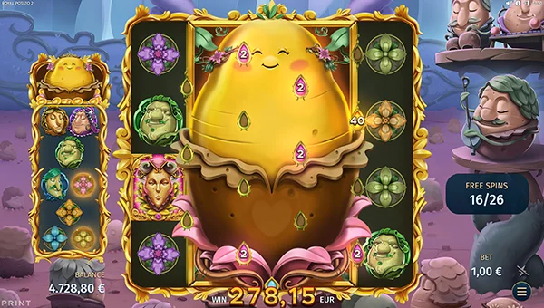 Royal Potato 2 free spins