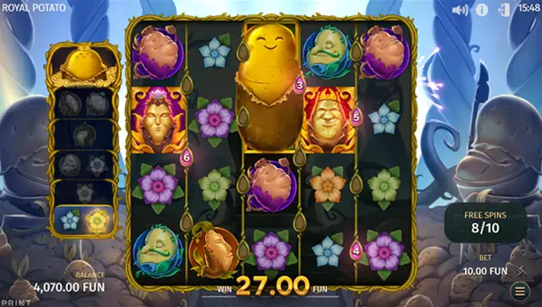 Royal Potato free spins