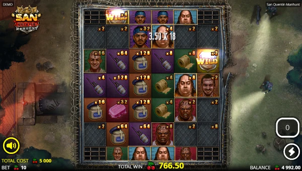 San Quentin Manhunt Bonus Game – Free Spins Features