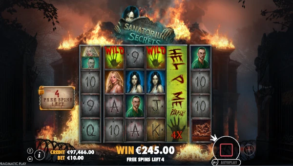 Sanatorium Secrets Bonus Game – Free Spins Features