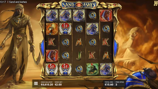 Sand and Ashes Bonus Game – Free Spins Features