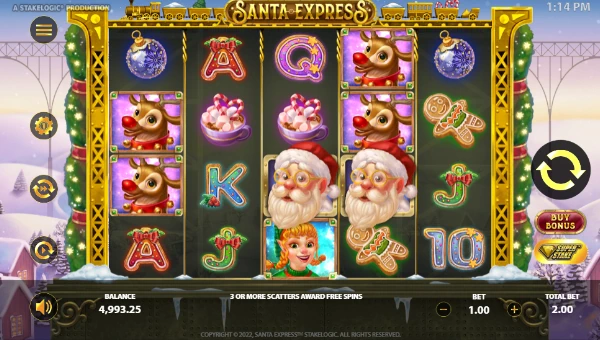 Santa Express base game review