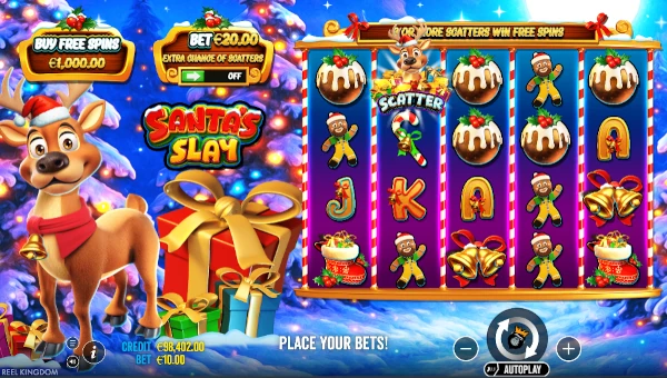 Santas Slay Base Game Screenshot – Showing Features