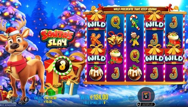 Santas Slay Bonus Game – Free Spins Features