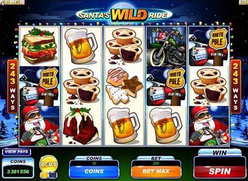 santas wild ride slot overview and summary