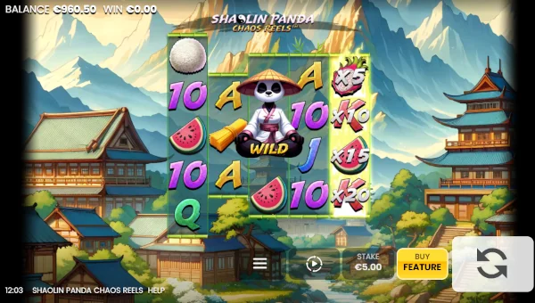 Shaolin Panda Chaos Reels base game review