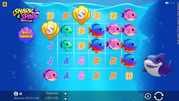 Shark and Spark Base Game Screenshot – Showing Features