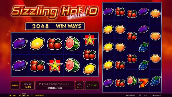 Sizzling Hot Deluxe 10 Win Ways base game review