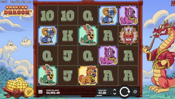 Smoking Dragon Base Game Screenshot – Showing Features