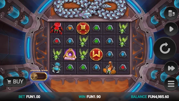 Snake Arena 2 slot base game screenshot