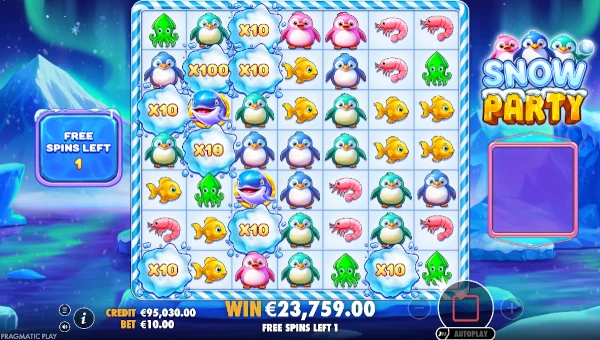 Snow Party Bonus Game – Free Spins Features