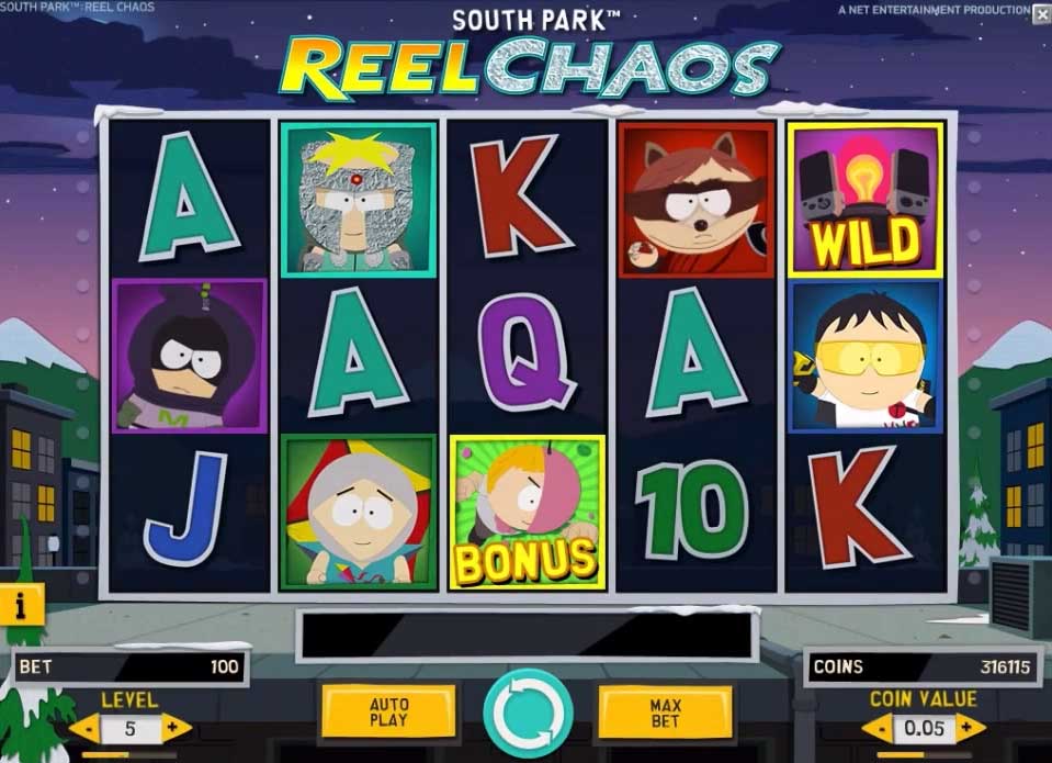 South Park Reel Chaos slot free play demo is not available.