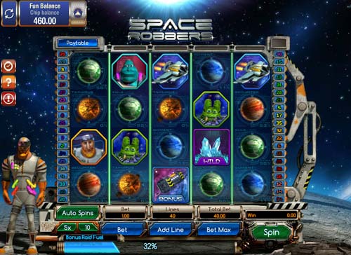 Space Robbers slot free play demo