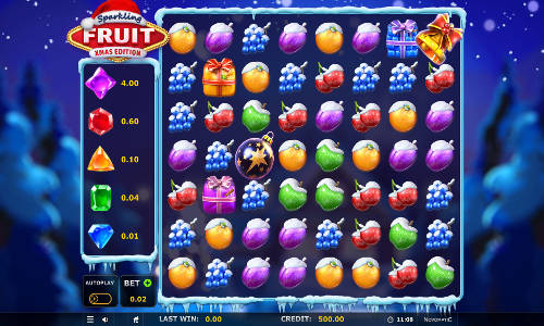 Sparkling Fruit Xmas Edition slot free play demo is not available.