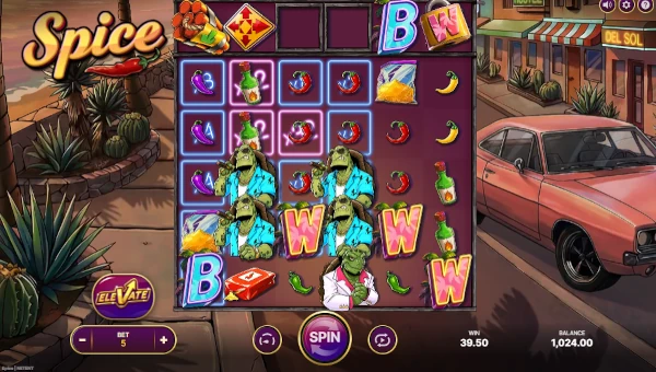 Spice Base Game Screenshot – Showing Features