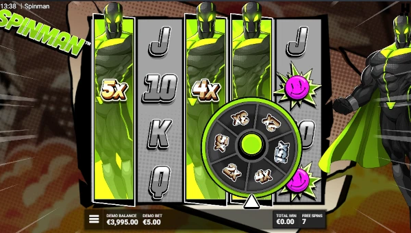 Spinman bonus game
