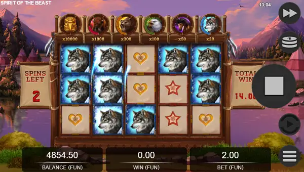 spirit of the beast free spins