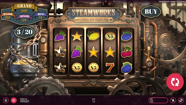 Steamworks Gears of Fortune base game review