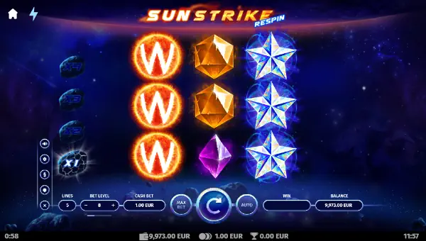 Sunstrike Respin base game review