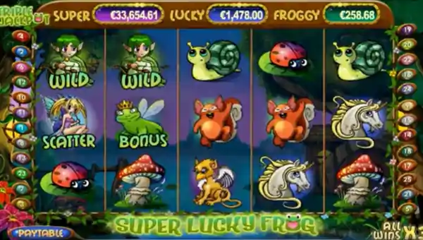 Super Lucky Frog slot free play demo is not available.