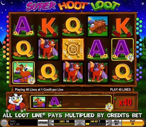 Super Hoot Loot slot free play demo