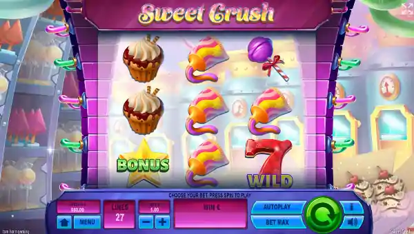 Sweet Crush slot free play demo is not available.