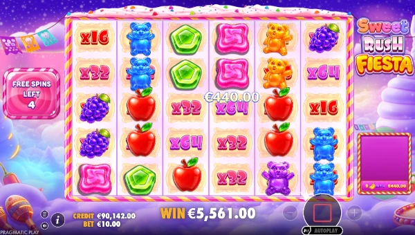 Sweet Rush Fiesta Bonus Game – Free Spins Features