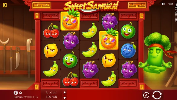 Sweet Samurai Base Game Screenshot – Showing Features