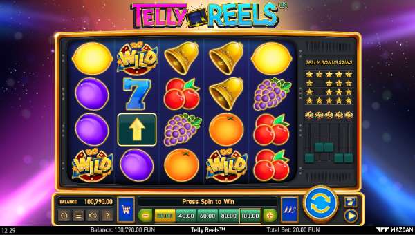 Telly Reels base game review