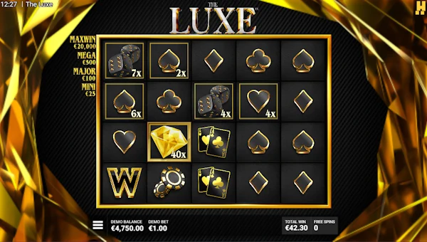 The Luxe bonus game