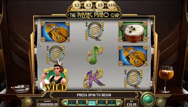 the paying piano club slot overview and summary