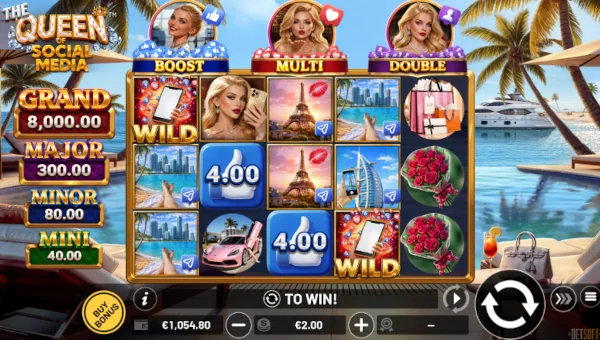 The Queen of Social Media Base Game Screenshot – Showing Features