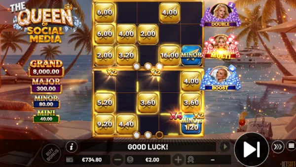 The Queen of Social Media Bonus Game – Free Spins Features