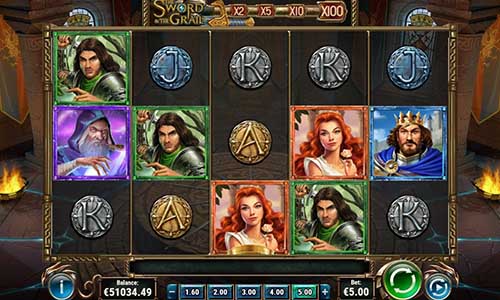 the sword and the grail slot review