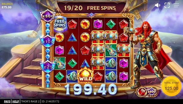 Thors Rage 2 Bonus Game – Free Spins Features