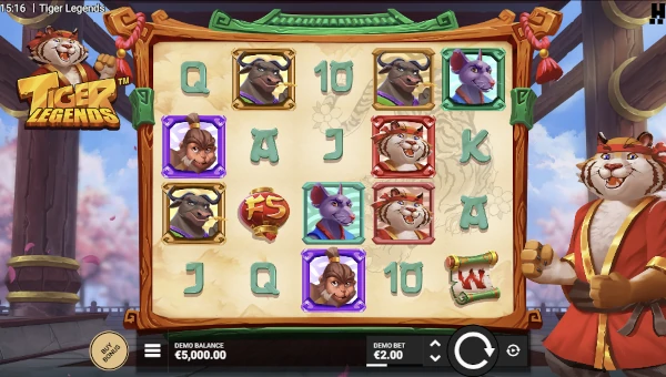Tiger Legends Base Game Screenshot – Showing Features