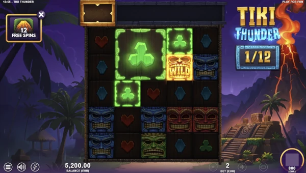 Tiki Thunder Bonus Game – Free Spins Features