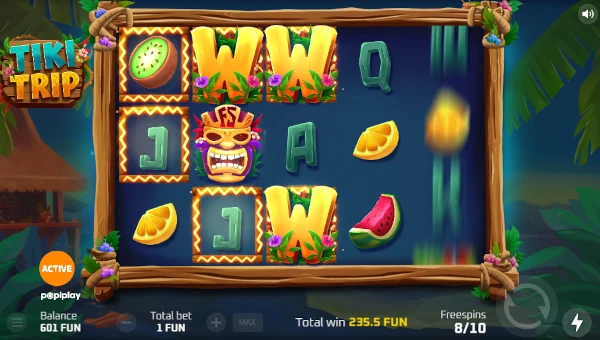 Tiki Trip bonus game