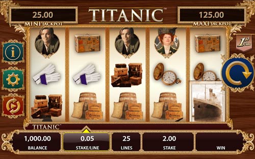 Titanic slot free play demo is not available.