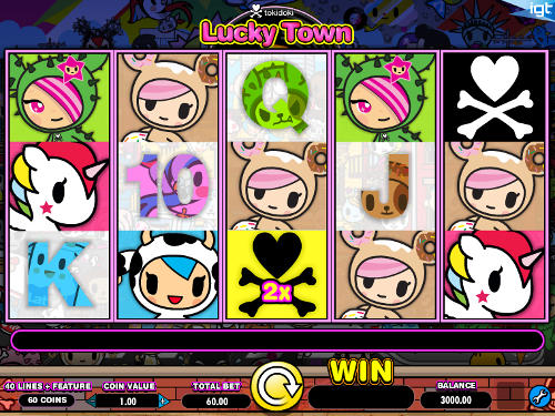 Tokidoki Lucky Town slot free play demo is not available.