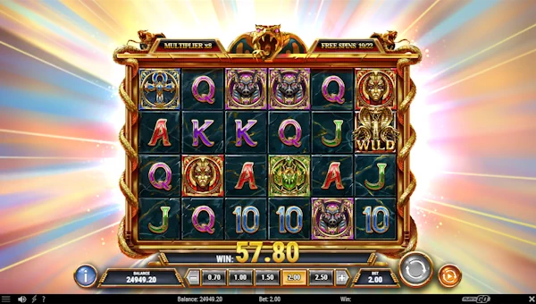 Tomb of Gold 2 bonus game