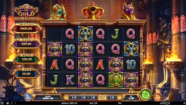 Tomb of Gold Reimagined Base Game Screenshot – Showing Features