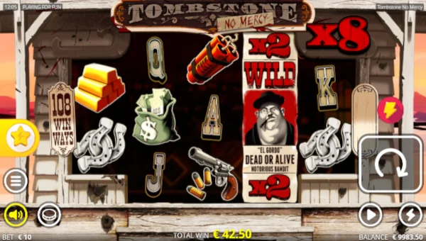 Tombstone No Mercy free spins
