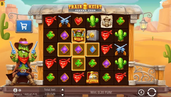 Train Heist Johnny Cash Base Game Screenshot – Showing Features