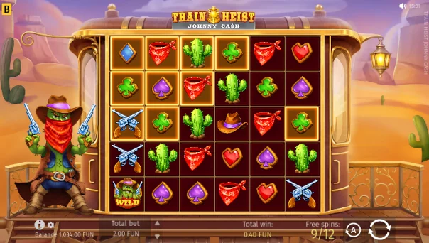 Train Heist Johnny Cash Bonus Game – Free Spins Features