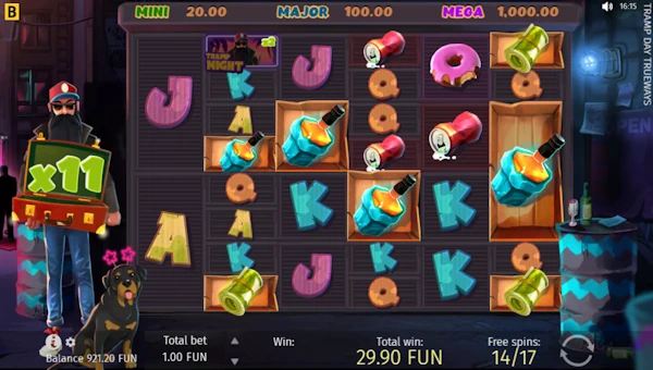 Tramp Day Trueways bonus game
