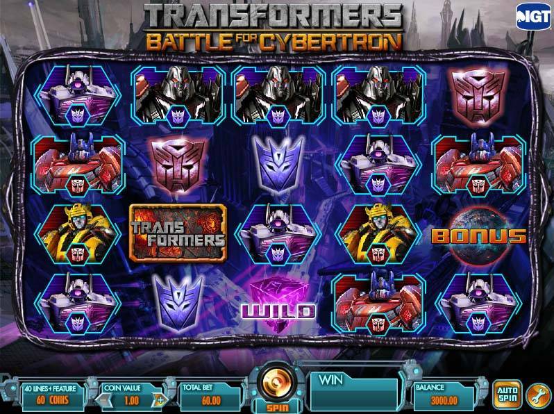 Transformers slot free play demo is not available.