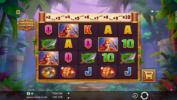 Treasure Explorer Base Game Screenshot – Showing Features