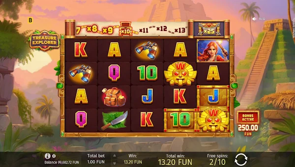 Treasure Explorer Bonus Game – Free Spins Features